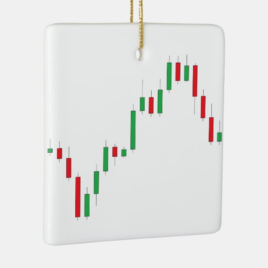 燭台バーチャートオーナメント セラミックオーナメント (右)