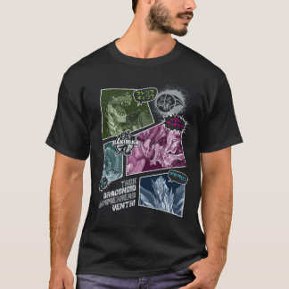 爆丸ドラゴノイド ハンマーヘッドとベントリの漫画 Tシャツ