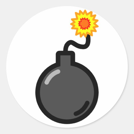 爆弾だ! ラウンドシール (正面)