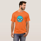 爆弾だ！（青） （男の場合） Tシャツ (正面フル)