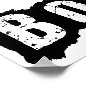 爆弾ではなく低音を落とす ポスター (角)