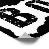 爆弾ではなく低音を落とす ポスター (角)