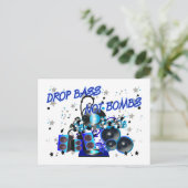 爆弾ではなく低音を落とす ポストカード (スタンド正面)