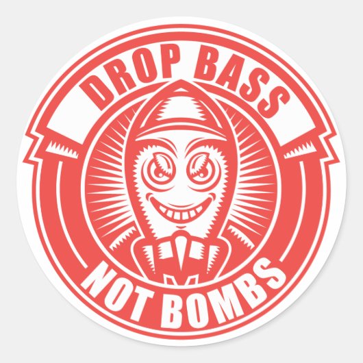 爆弾ではなく低音を落とす ラウンドシール (正面)