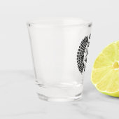 爆弾のように壊れやすい花のようにもろくない ショットグラス (左)