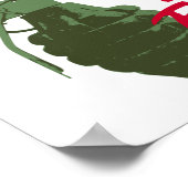 爆弾のように壊れやすい花のようにもろくない ポスター (角)