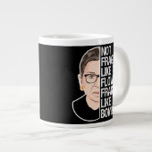 爆弾のように壊れやすい花のように壊れやすい ジャンボコーヒーマグカップ (正面右)