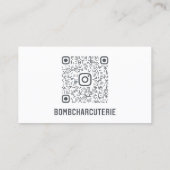 爆弾のチャキュテリカスタムーのカード |編集不可 名刺 (裏面)