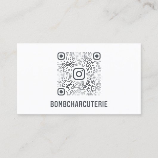 爆弾のチャキュテリカスタムーのカード |編集不可 名刺 (裏面)