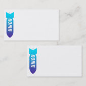 爆弾の名刺 名刺 (正面/裏面)