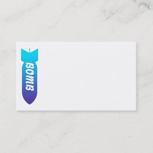 爆弾の名刺 名刺 (正面)