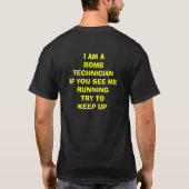 爆弾の技術者 Tシャツ (裏面)