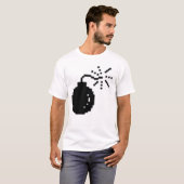 爆弾のTシャツ: それはです"爆弾" Tシャツ (正面フル)
