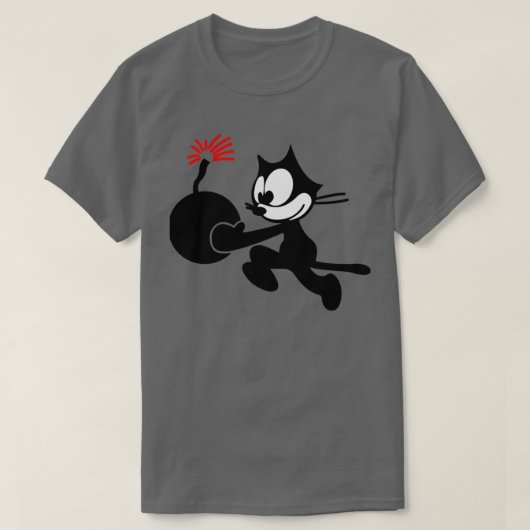 爆弾を完璧にプレゼントするフェリックス Tシャツ (デザイン正面)