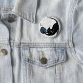 爆弾を持つ好奇心が強い猫 缶バッジ (インサイチュ)