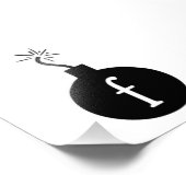 爆弾を落とす フォトプリント            (角)