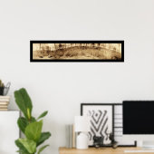 爆弾シェルターWWI写真1918 ポスター (ホームオフィス)