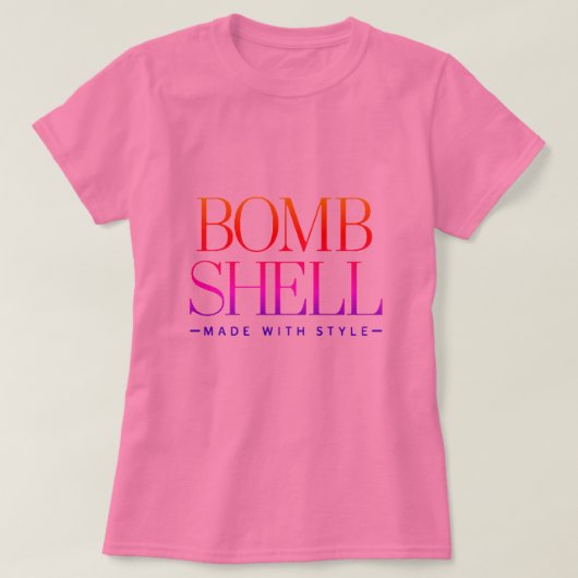 爆弾シェルTシャツ Tシャツ (デザイン正面)