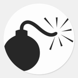 爆弾シール ラウンドシール