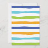 爆弾プールのパーティの招待状 招待状 (裏面)