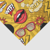 爆弾レトロリップ赤/金ゴールドID553 薄葉紙 (詳細)