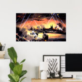 爆弾戦争アートポスターFROM 14.95 ポスター (ホームオフィス)