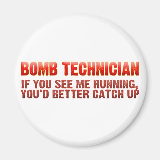 爆弾検査医 マグネット (正面)