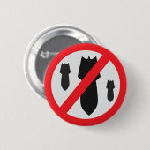 爆弾無し-平和 缶バッジ (正面&裏面)