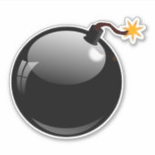 爆弾爆弾 シール (正面)