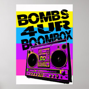 爆弾4UR Boomboxポスター ポスター