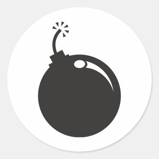 爆弾 ラウンドシール (正面)