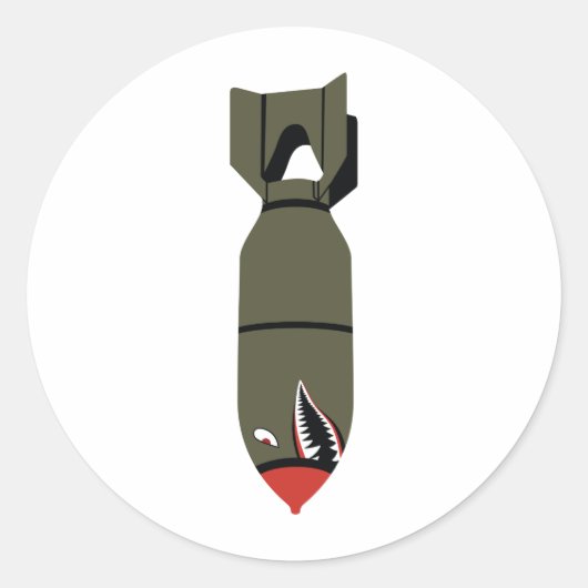 爆弾 ラウンドシール (正面)