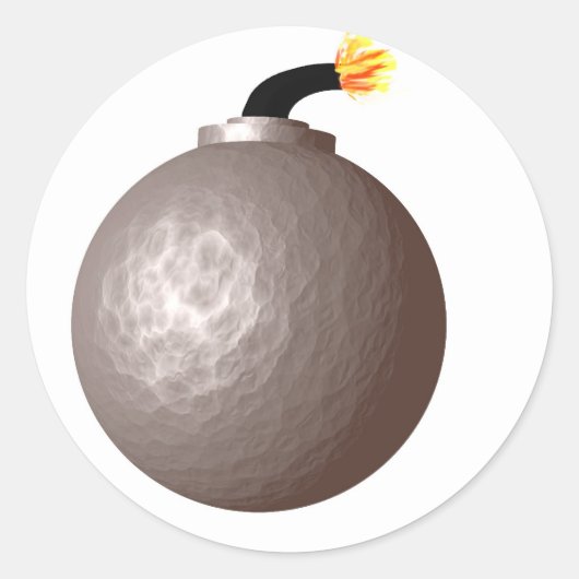 爆弾 ラウンドシール (正面)