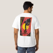 爆弾mnt。 板 tシャツ (裏面フル)