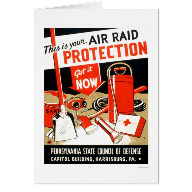 爆撃の保護1943 WPA (正面)