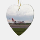 爆撃手のLearのジェット機45XR セラミックオーナメント (左)