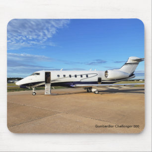 爆撃手チャレンジャー付き飛行機のマウスパッド マウスパッド