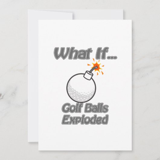 爆発したゴルフボール (正面)