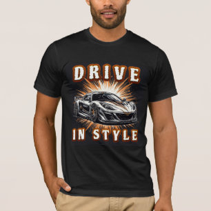爆発するエネルギーを持つスポーツカー Tシャツ