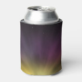 爆発するスターカッコいいデジタル宇宙アートワーク 缶クーラー (缶正面)