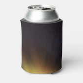 爆発するスターカッコいいデジタル宇宙アートワーク 缶クーラー (缶裏面)