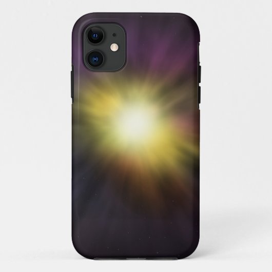 爆発するスターデジタル宇宙アートワーク Case-Mate iPhoneケース (裏面)