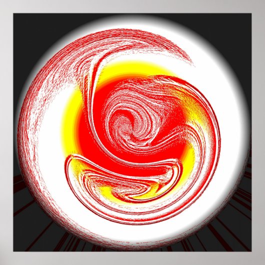 爆発する星 ポスター (正面)