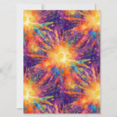 爆発する星 招待状 (正面)