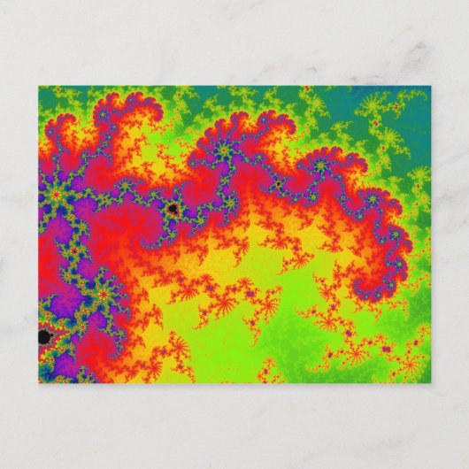 爆発する虹 ポストカード (正面)