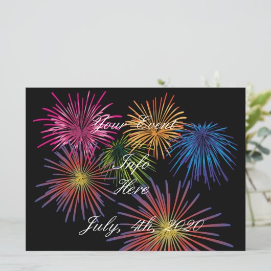 爆発するFireworks Thunder_Cove (スタンド正面)