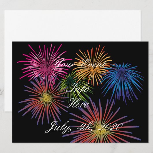 爆発するFireworks Thunder_Cove (正面/裏面)