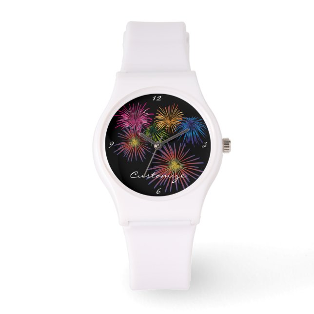 爆発するFireworks Thunder_Cove 腕時計 (正面)
