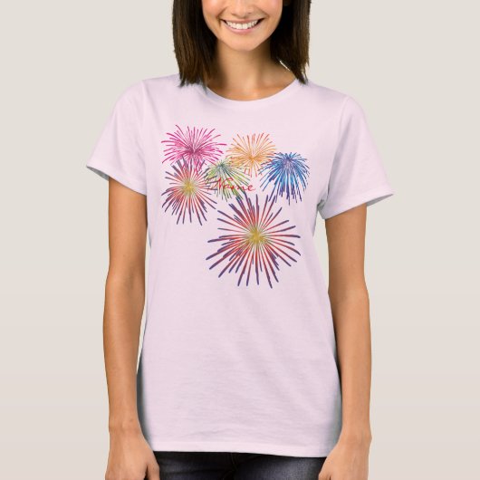 爆発するFireworks Thunder_Cove Tシャツ (正面)