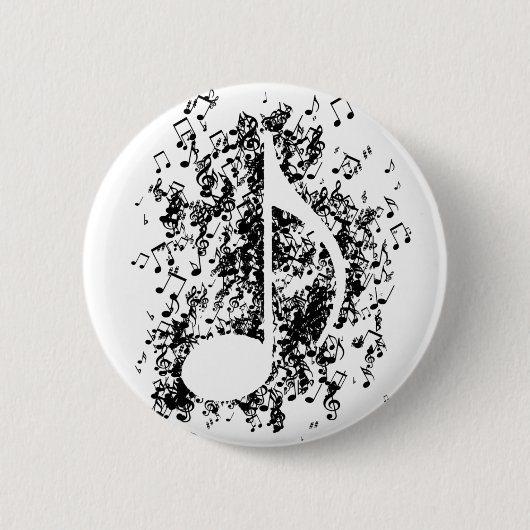 爆発に注意して下さい 缶バッジ (正面)